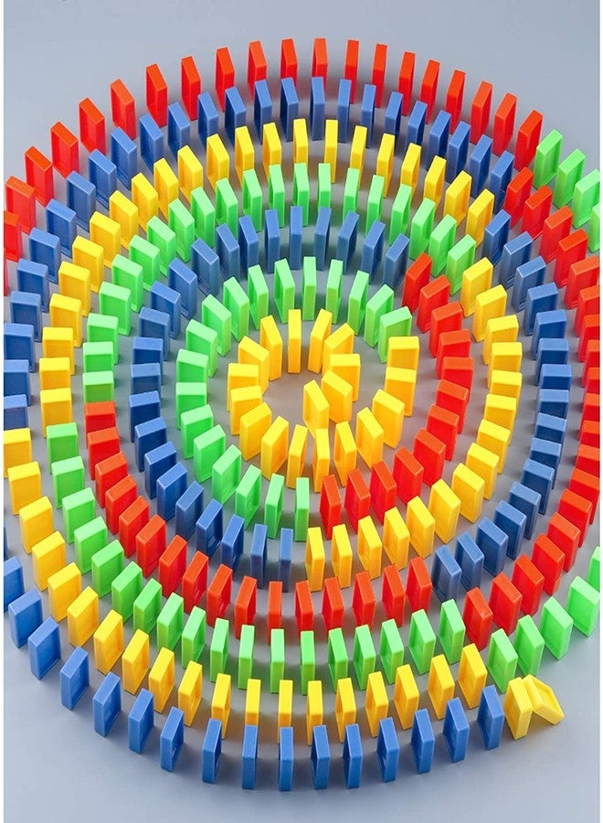 PULSBERY 100Pcs Plastic Board Game Domino Block Set for Kids Educational and Learning Activity Game Play Toy|Color Recognition, Best Birthday Gift for Boys Girls Age 3 to 10| - Image 4